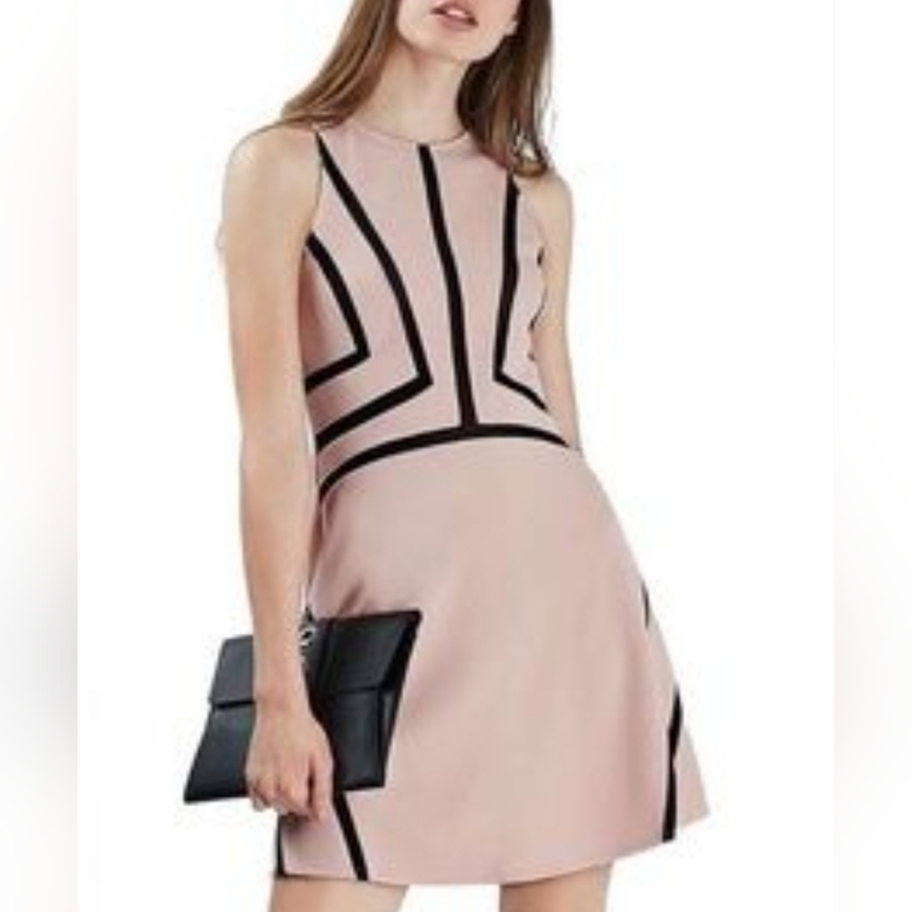 TopShop Mesh Panel Dress